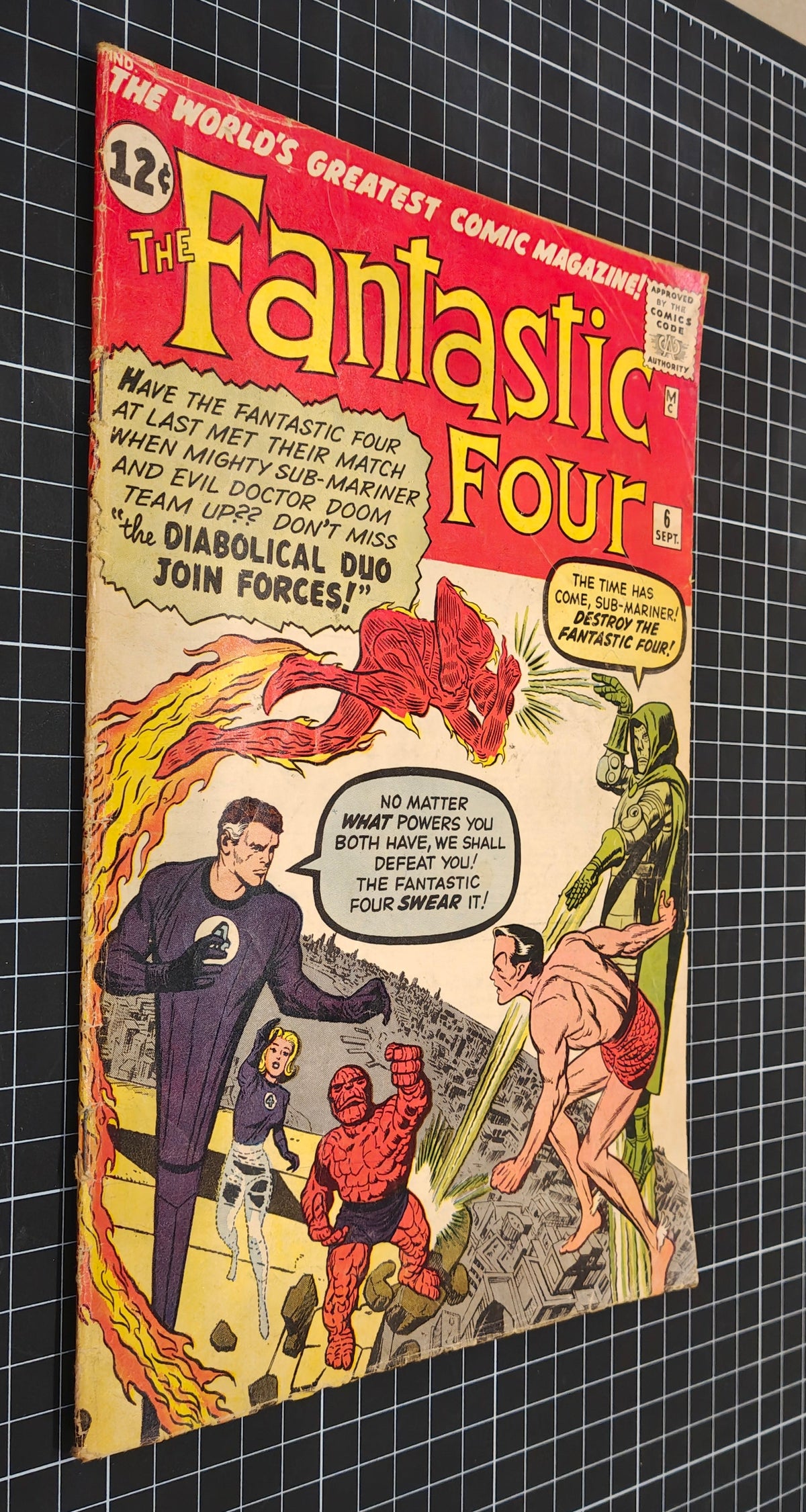 FANTASTIC FOUR (1961) #006 VG- (3.5)
