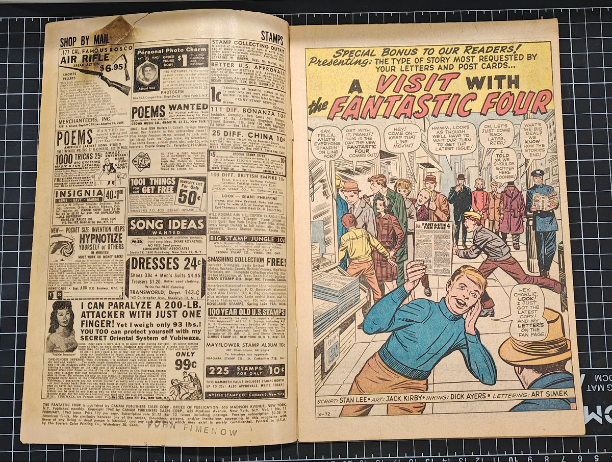 FANTASTIC FOUR (1961) #011 GD+ (2.5)
