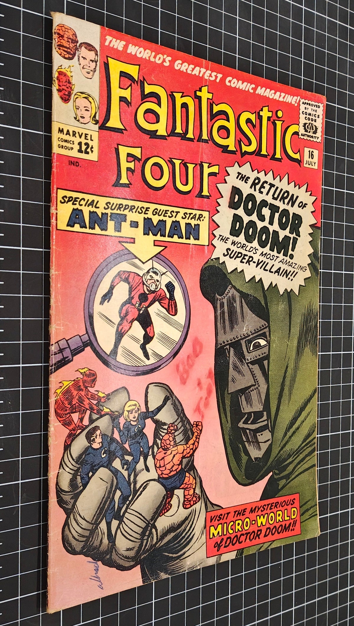 FANTASTIC FOUR (1961) #016 VG (4.0)