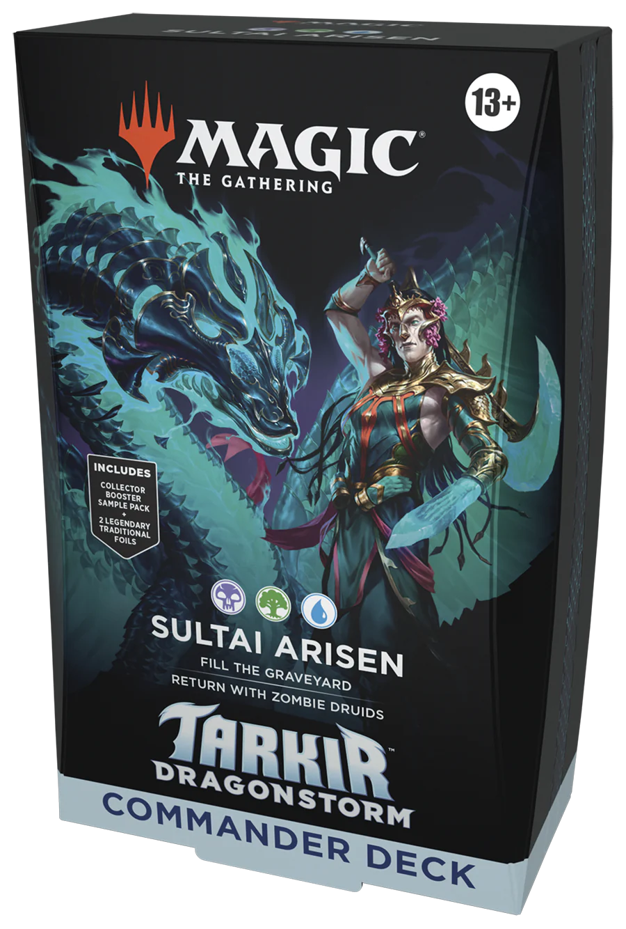Magic The Gathering Collectible Card Game Tarkir Dragonstorm Commander Deck Sultai Arisen