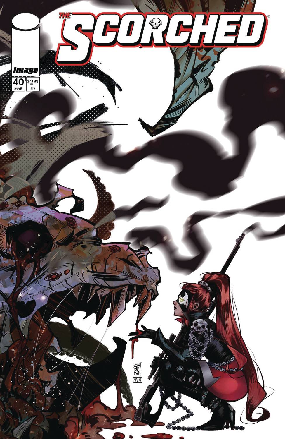 Spawn Scorched #40 Cover A Federico Sabbatini Wraparound