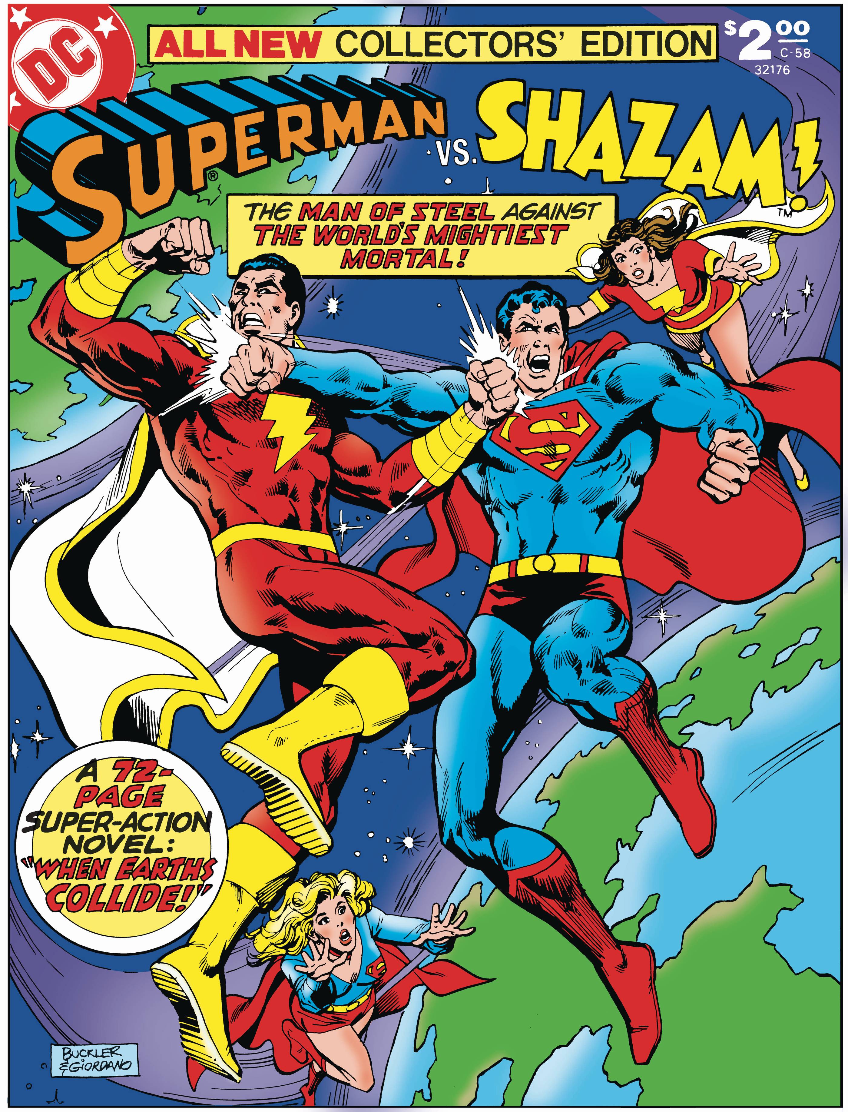 All New Collectors Edition #58 Superman vs Shazam Facsimile Edition Cover A Rich Buckler & Dick Giordano