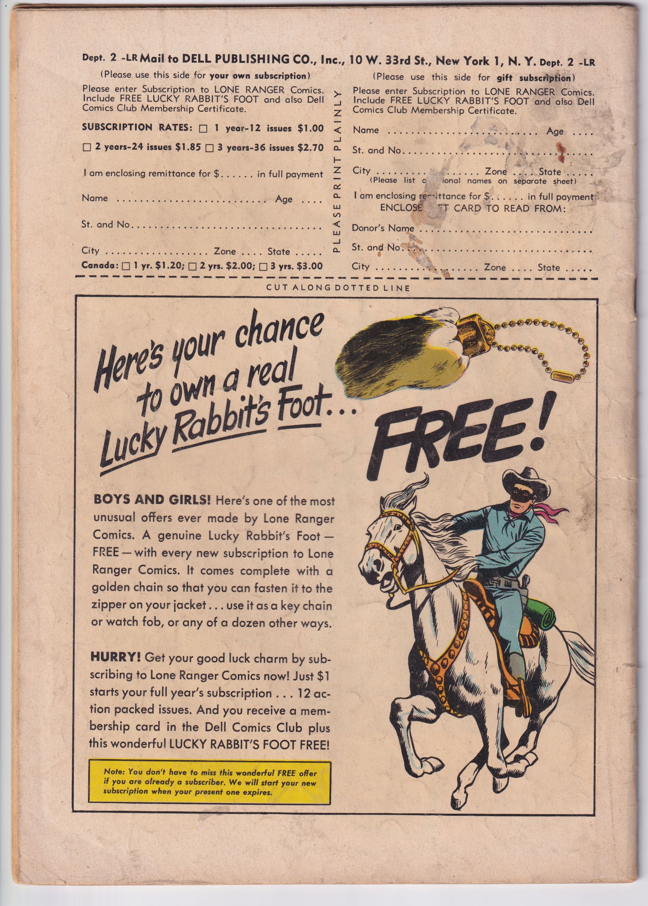 Lone Ranger (1948) #080 VG