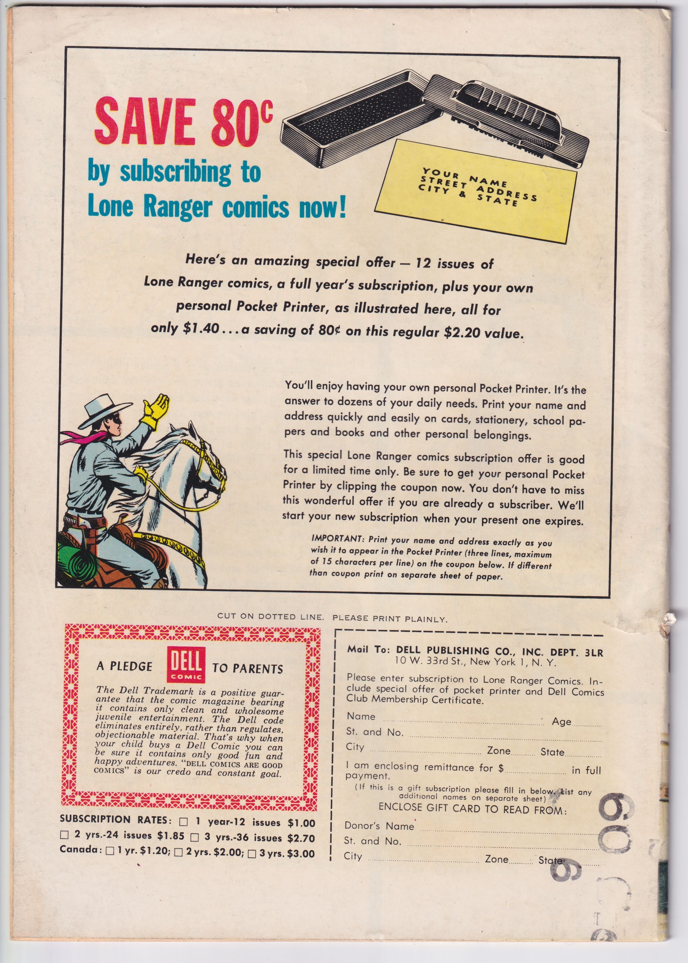 Lone Ranger (1948) #081 VG+