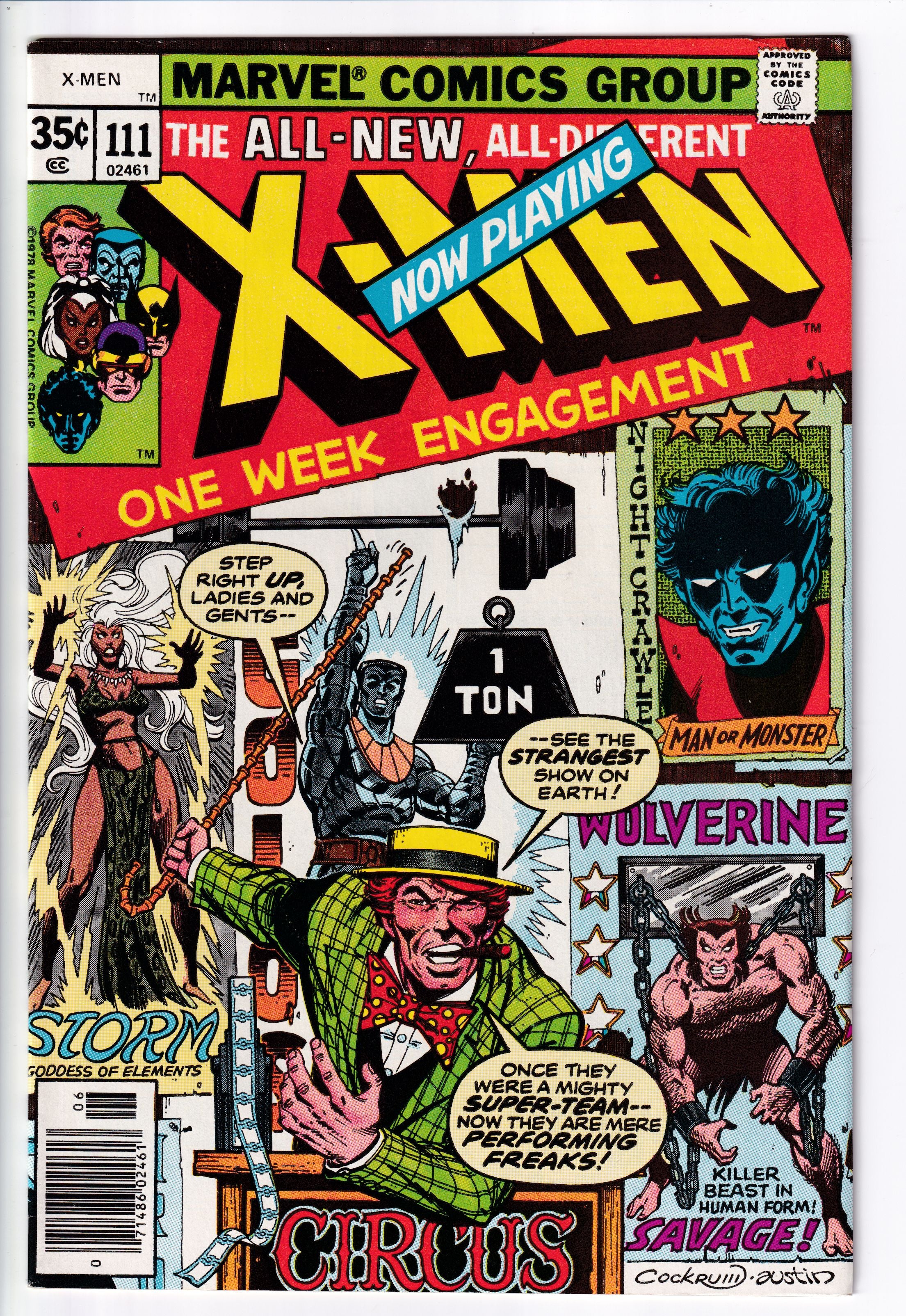 UNCANNY X-MEN (1963) #111 VF+
