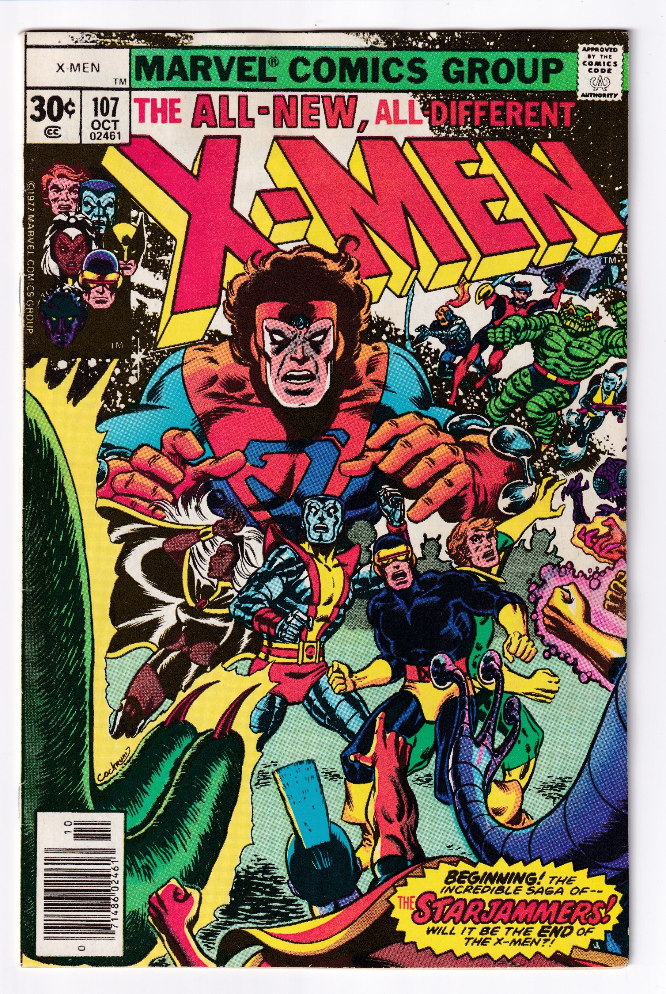 UNCANNY X-MEN (1963) #107 VF-