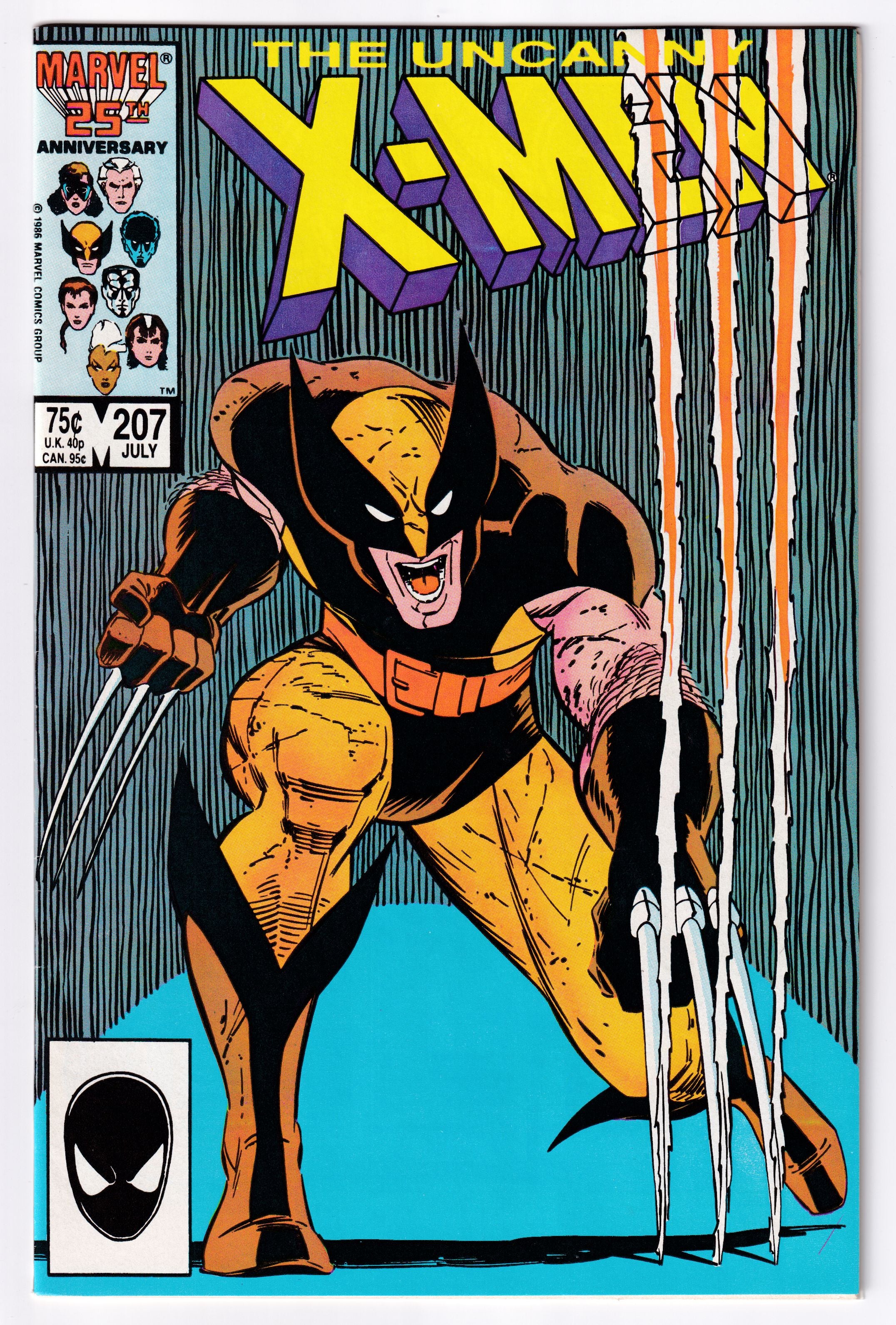 UNCANNY X-MEN (1963) #207 VF