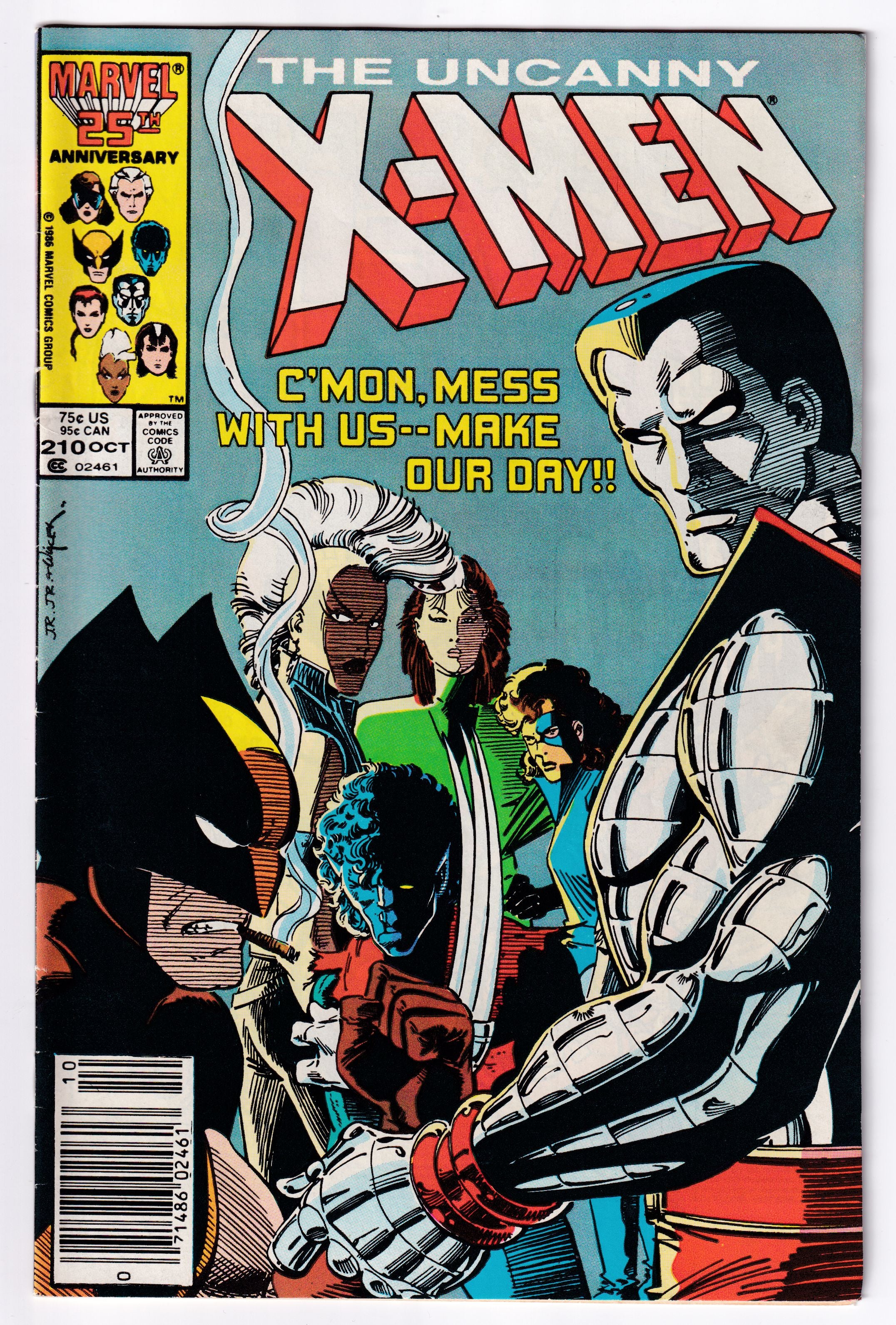 UNCANNY X-MEN (1963) #210 FN
