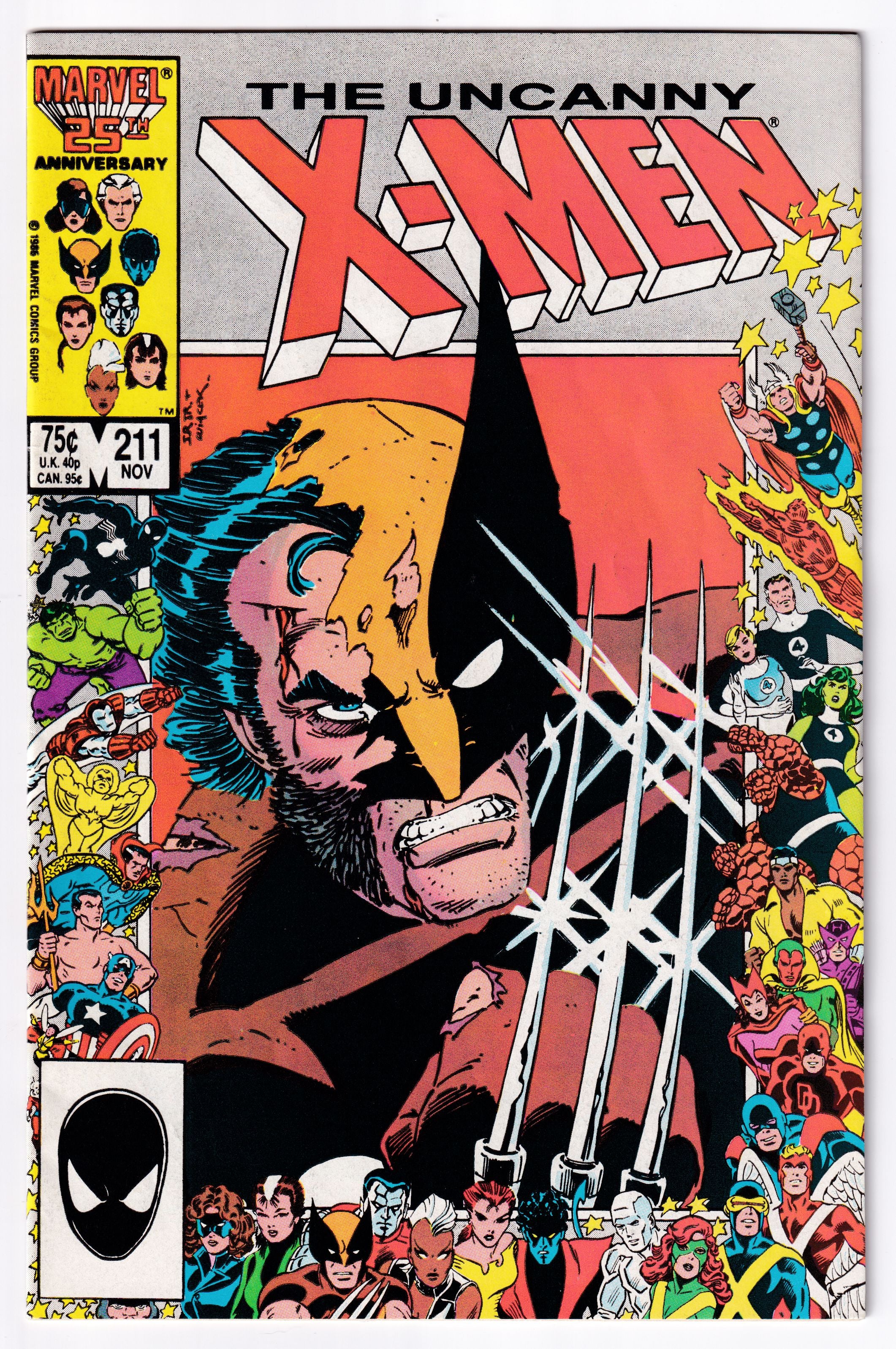 UNCANNY X-MEN (1963) #211 FN