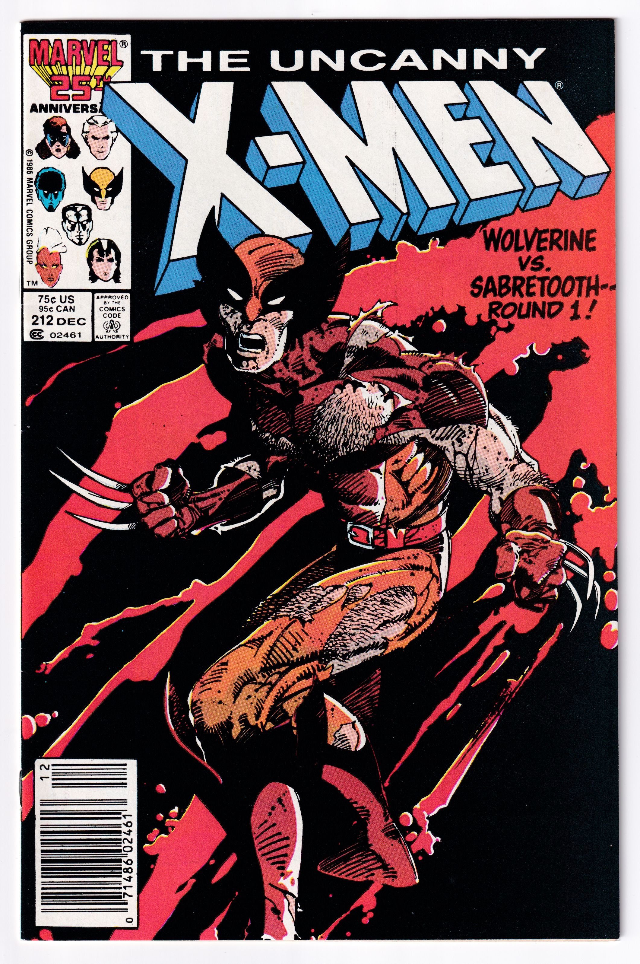UNCANNY X-MEN (1963) #212 VF
