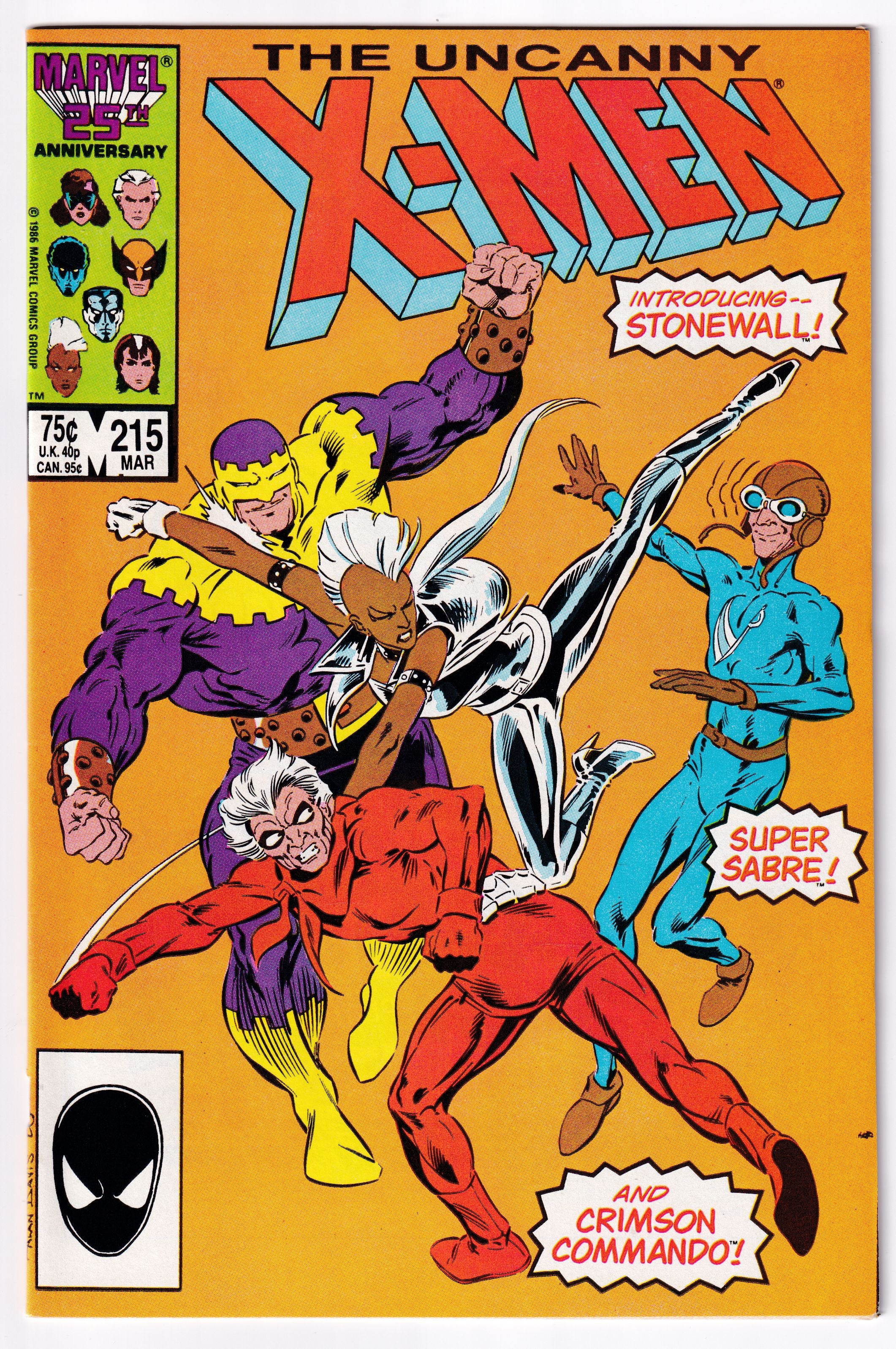 UNCANNY X-MEN (1963) #215 VF+