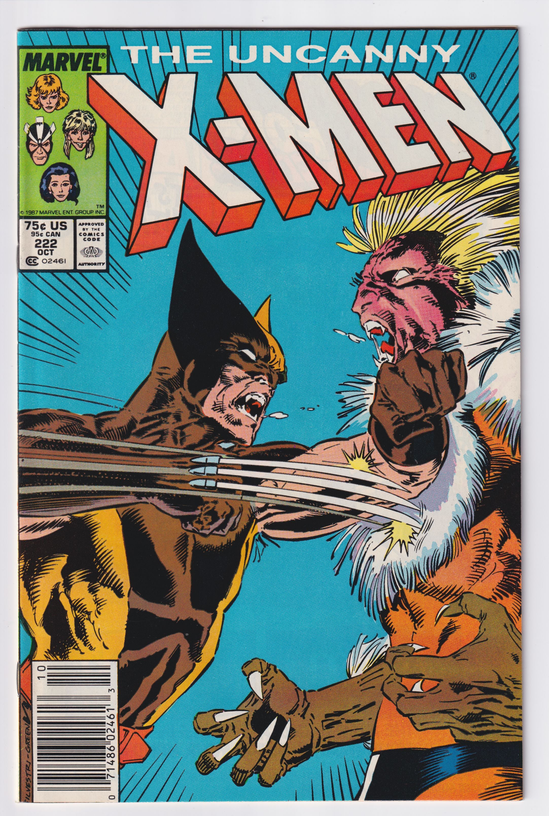 UNCANNY X-MEN (1963) #222 VF/NM