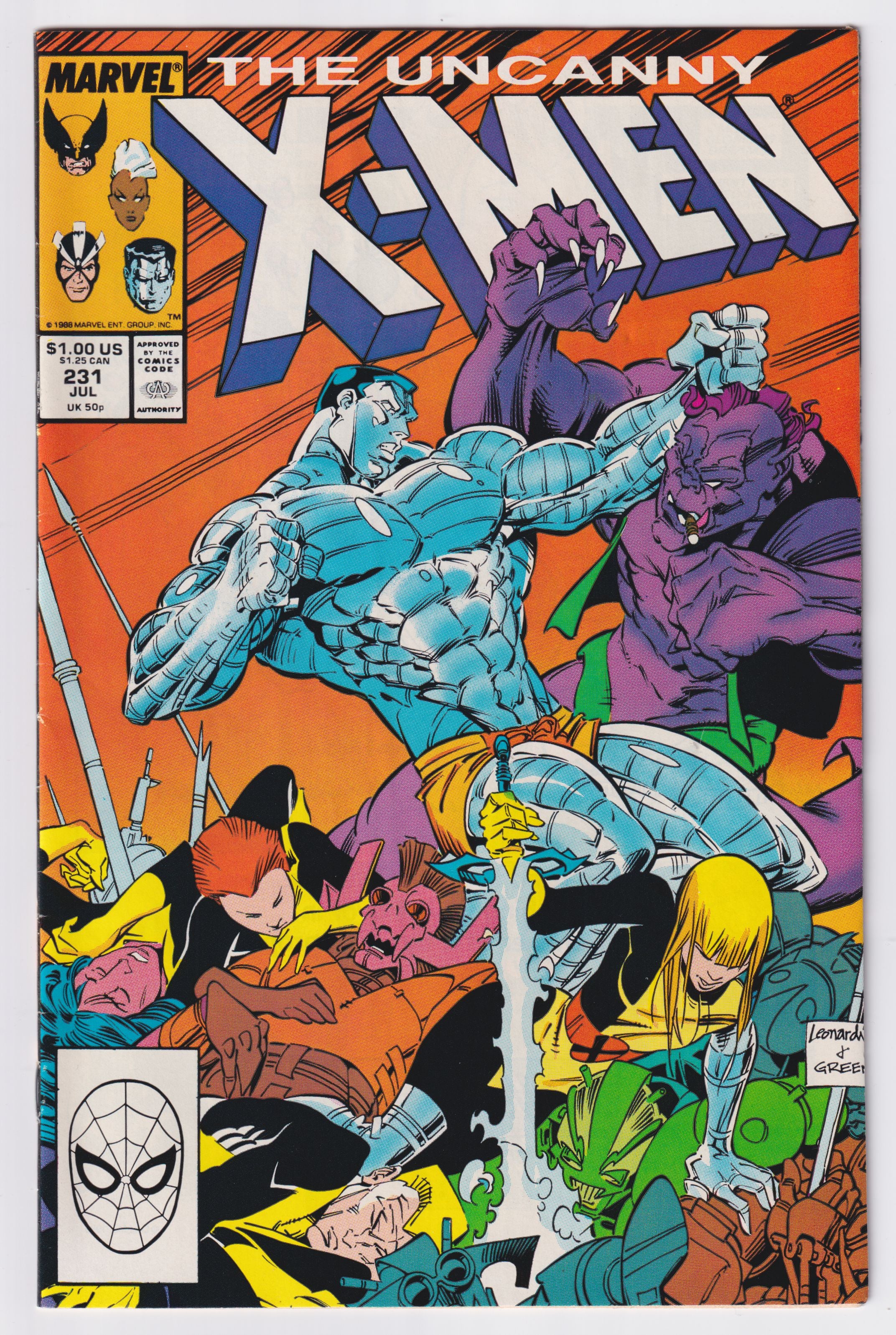 UNCANNY X-MEN (1963) #231 FN/VF