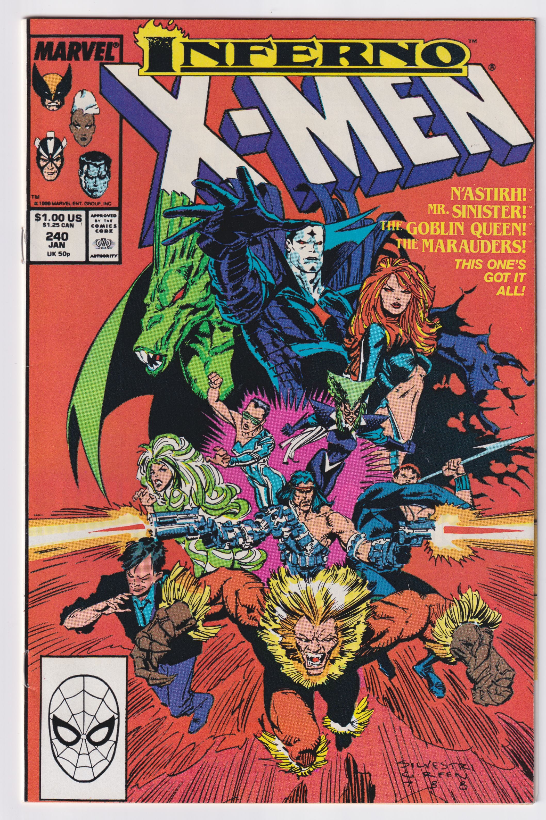 UNCANNY X-MEN (1963) #240 VF