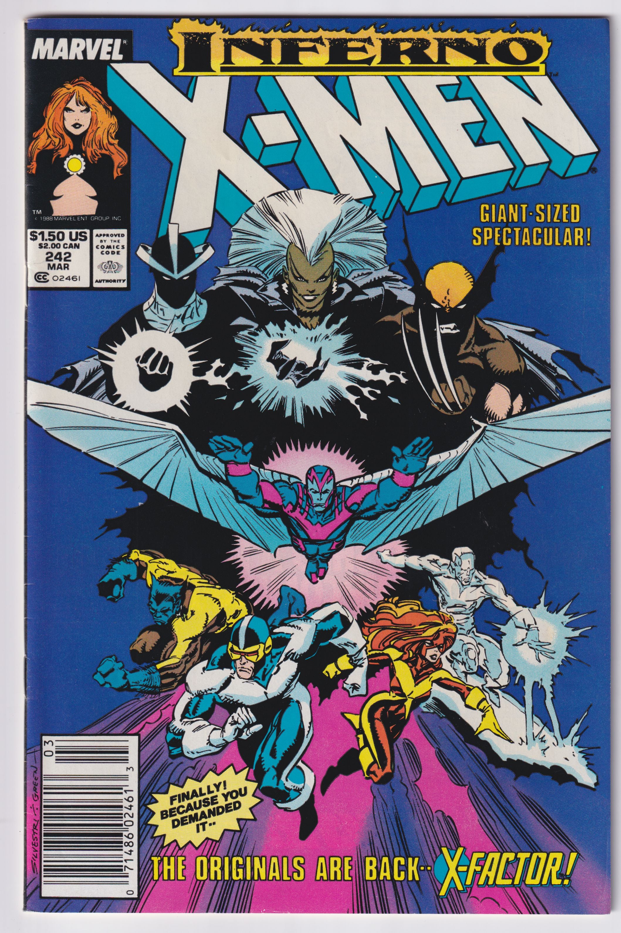 UNCANNY X-MEN (1963) #242 VF-