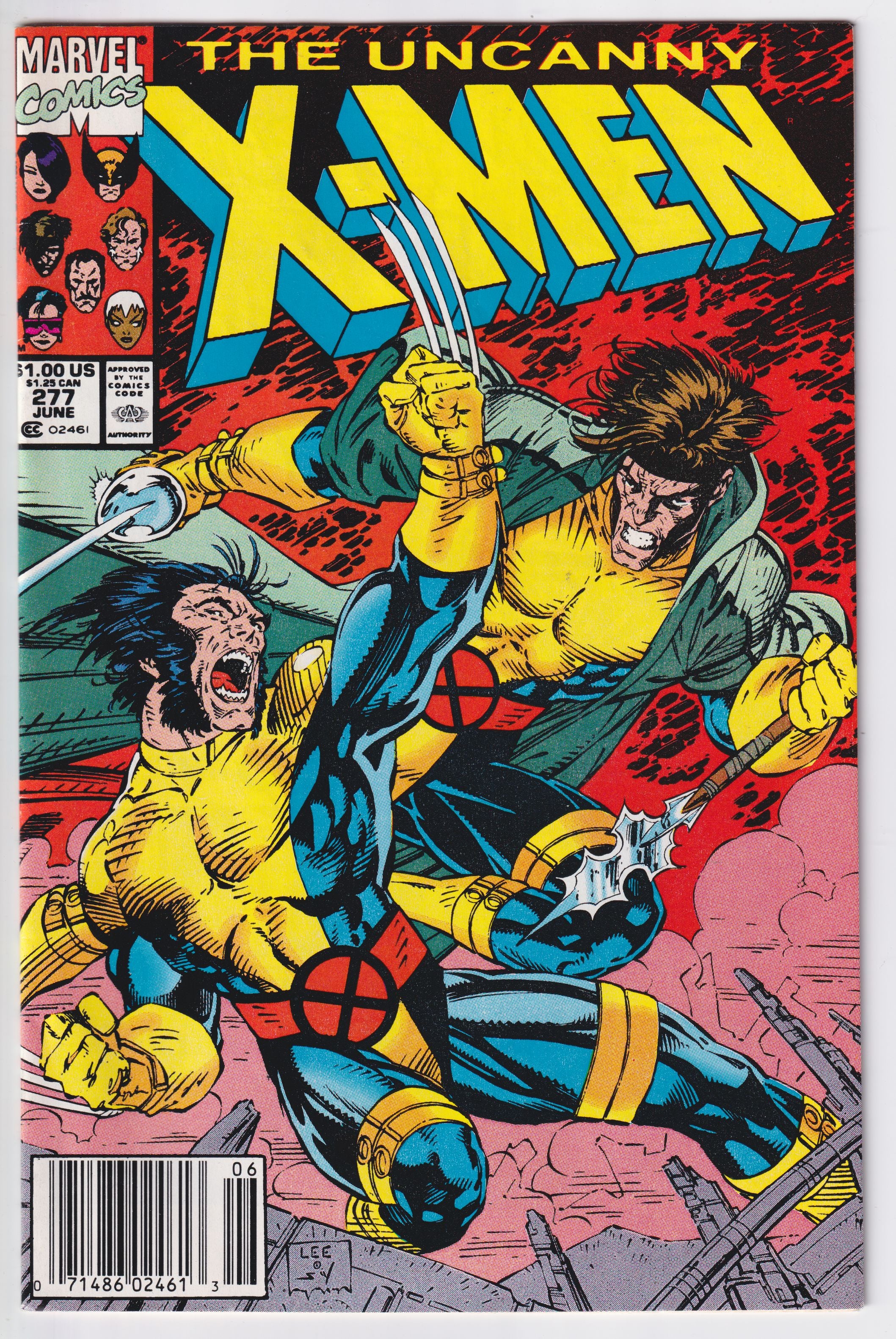 UNCANNY X-MEN (1963) #277 FN+