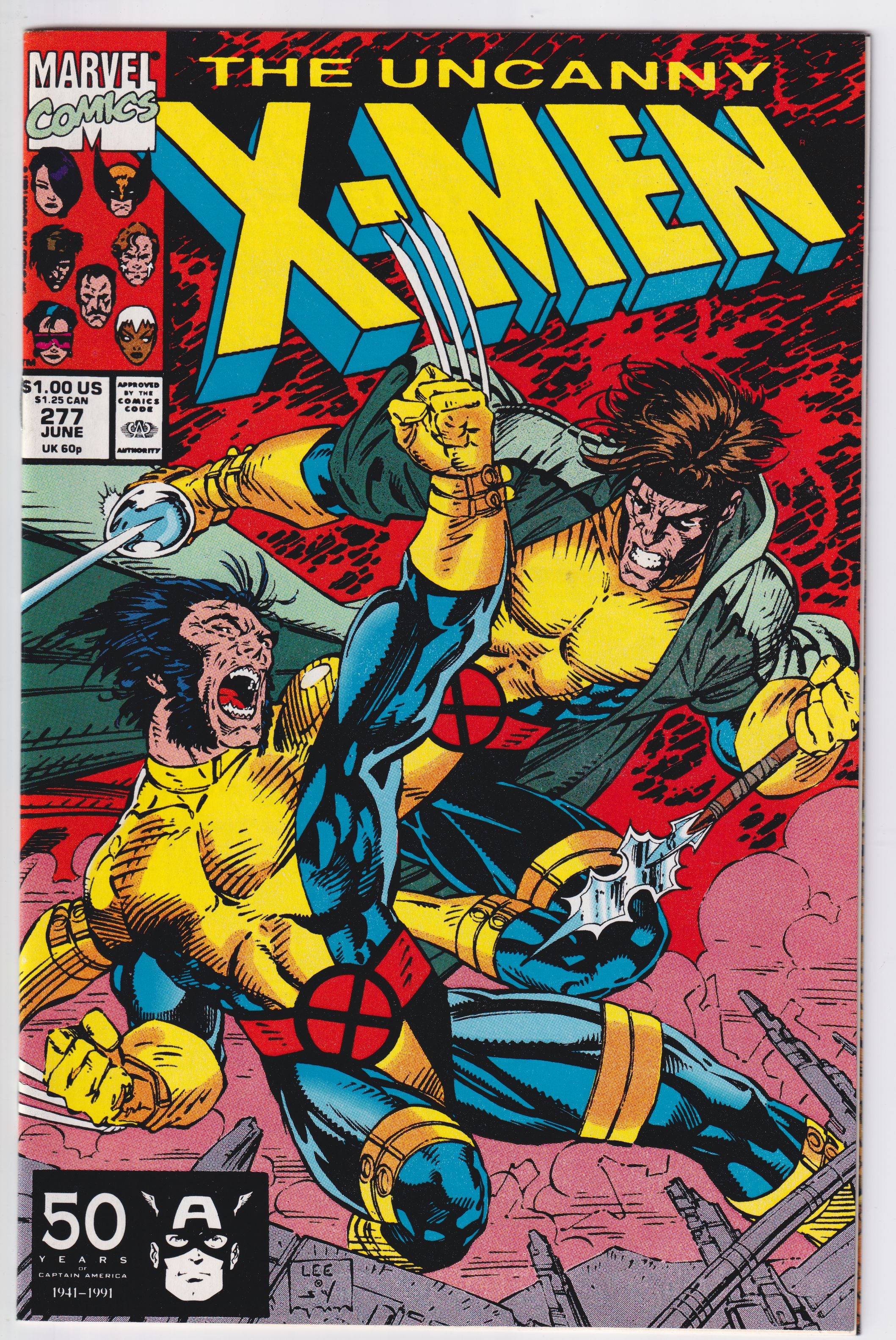UNCANNY X-MEN (1963) #277 NM-