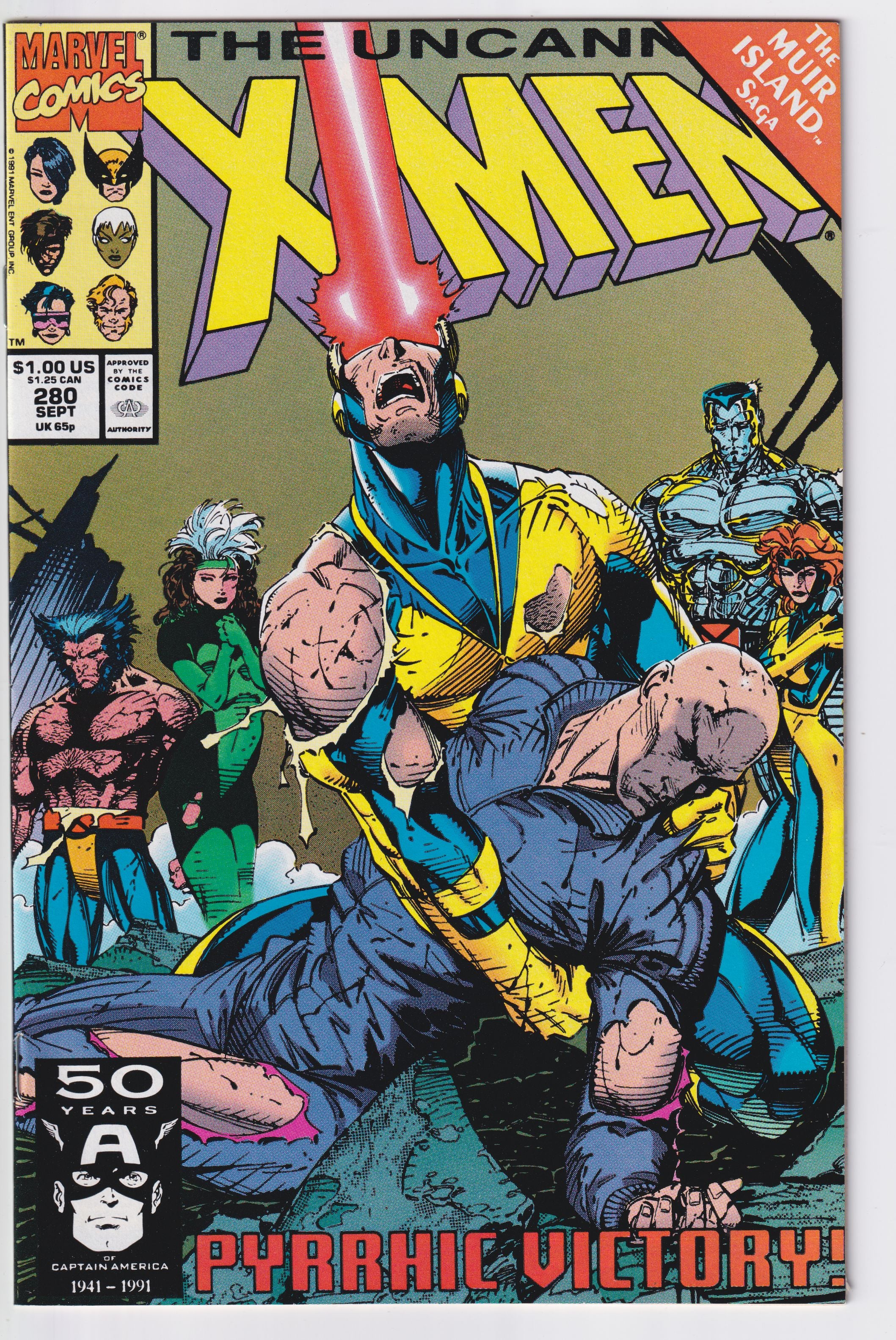 UNCANNY X-MEN (1963) #280 NM-