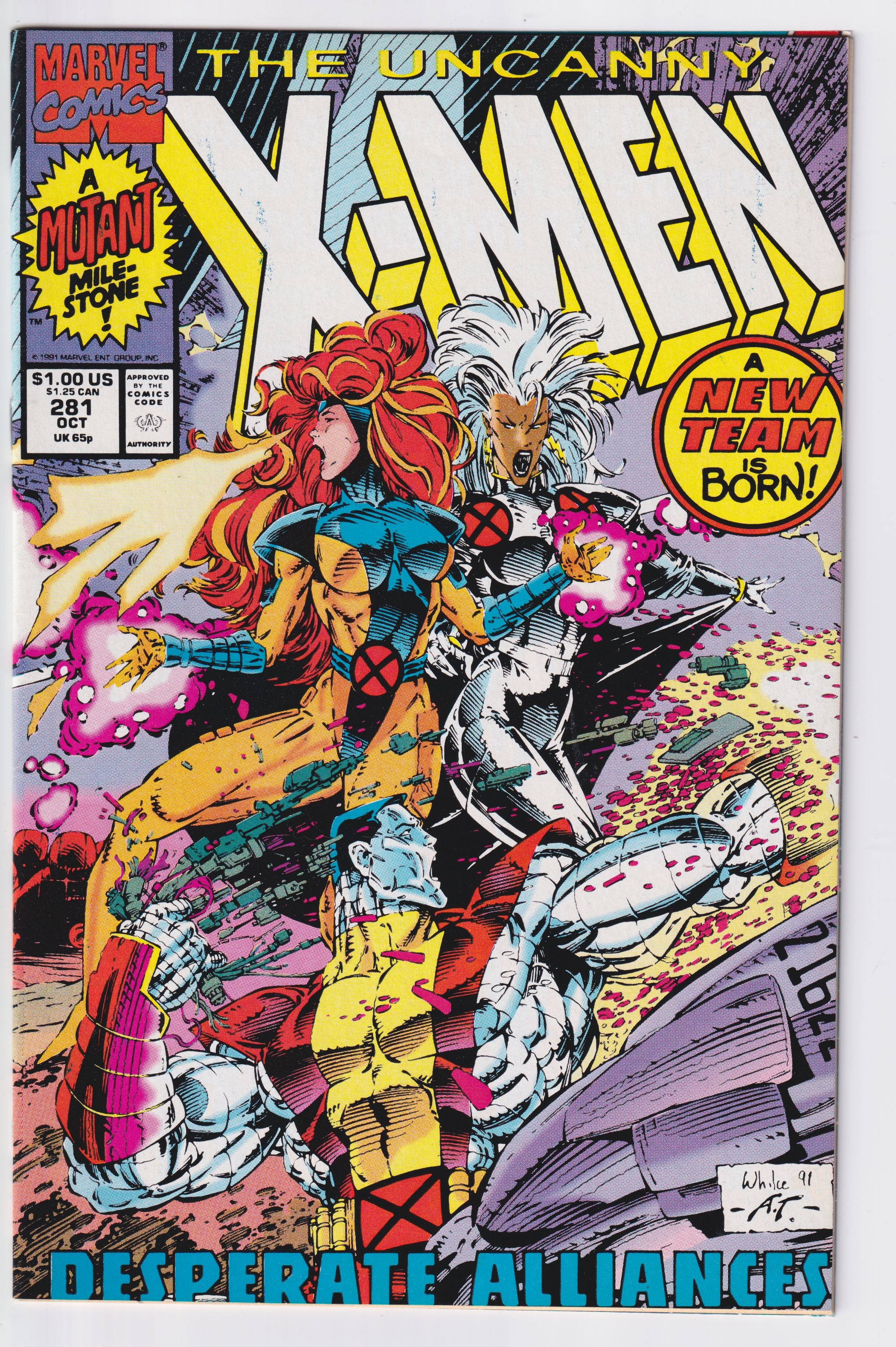 UNCANNY X-MEN (1963) #281 NM-