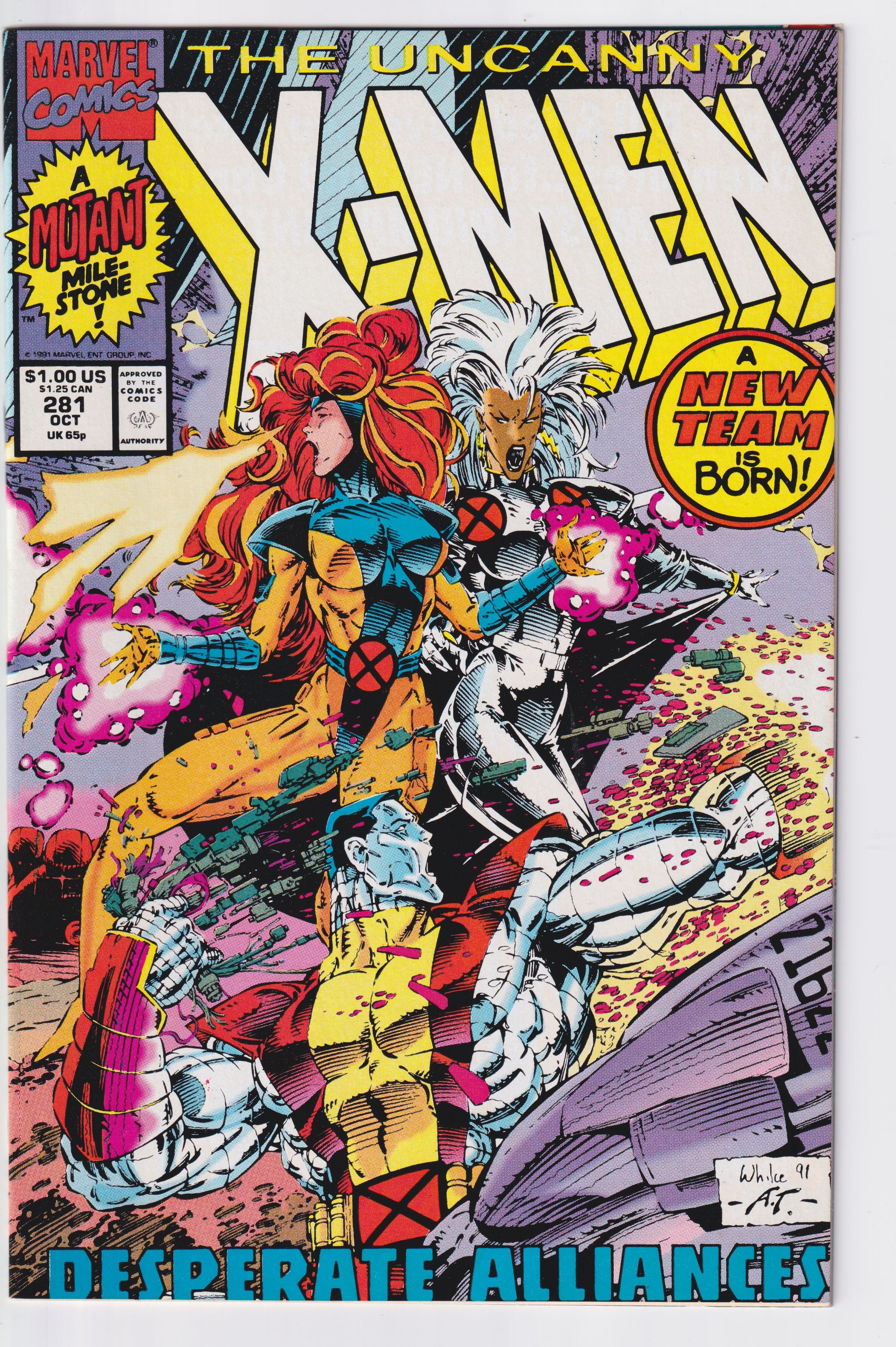 UNCANNY X-MEN (1963) #281 NM+