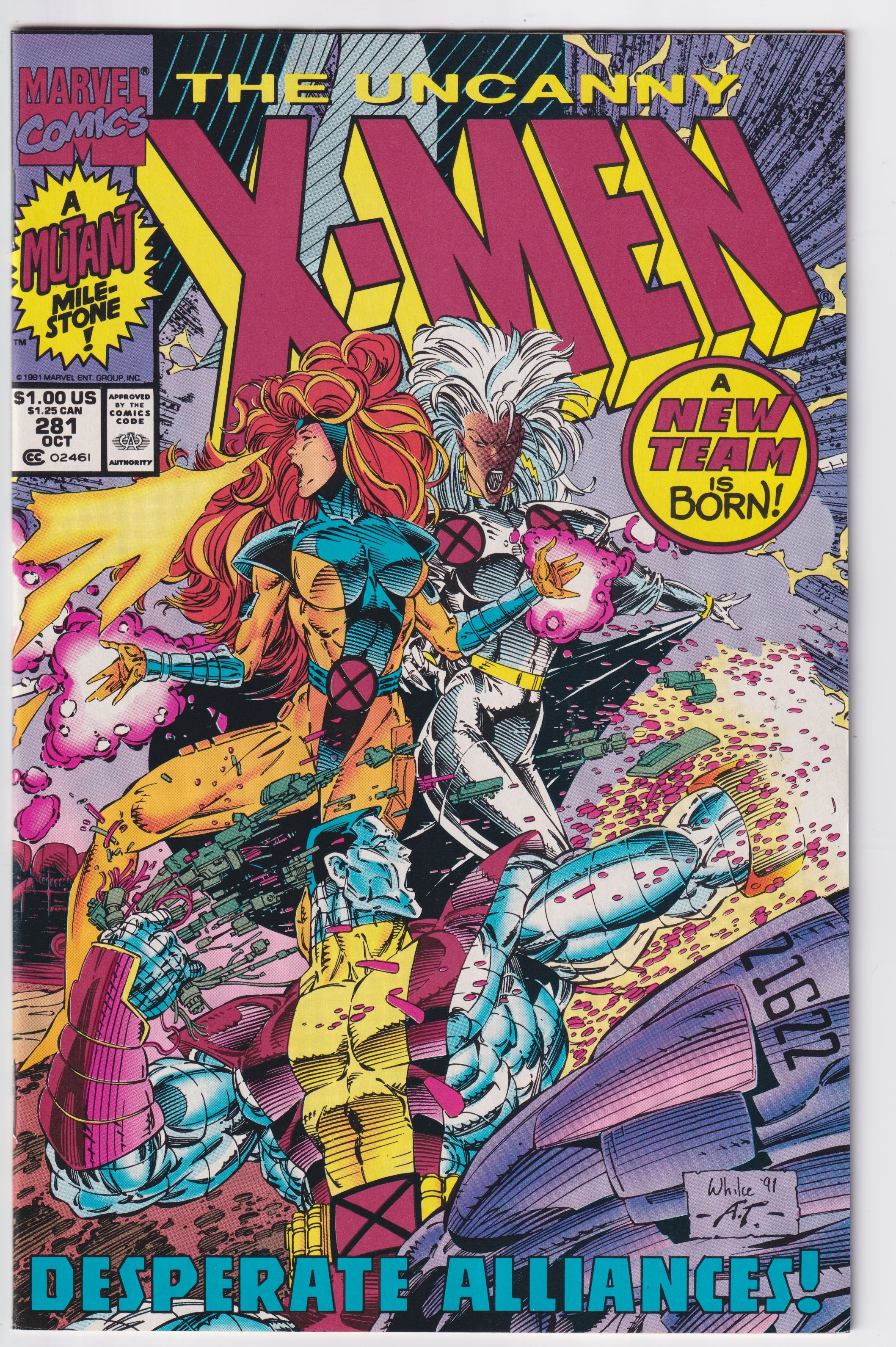 UNCANNY X-MEN (1963) #281 2nd Print VF