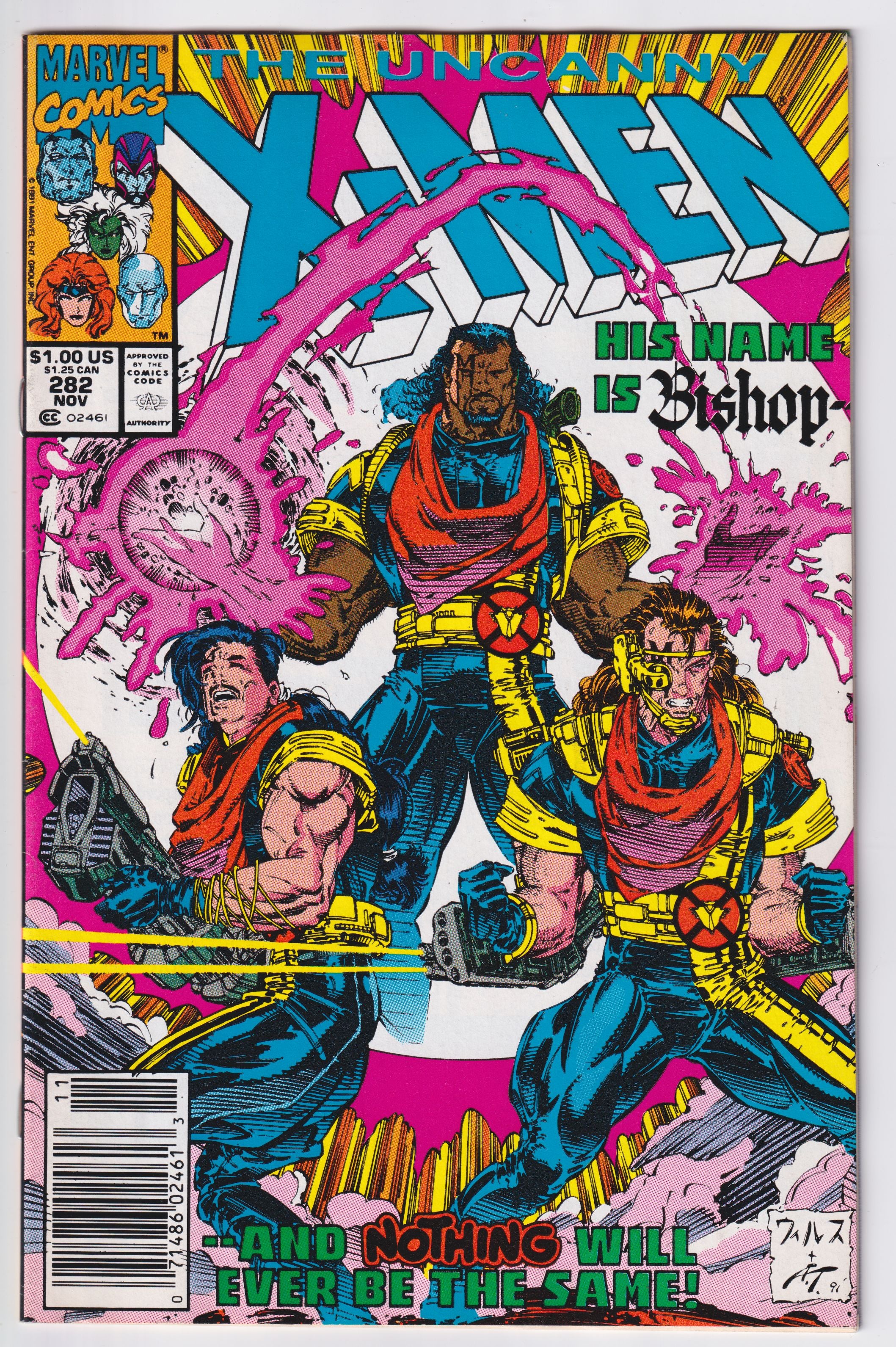 UNCANNY X-MEN (1963) #282 VF