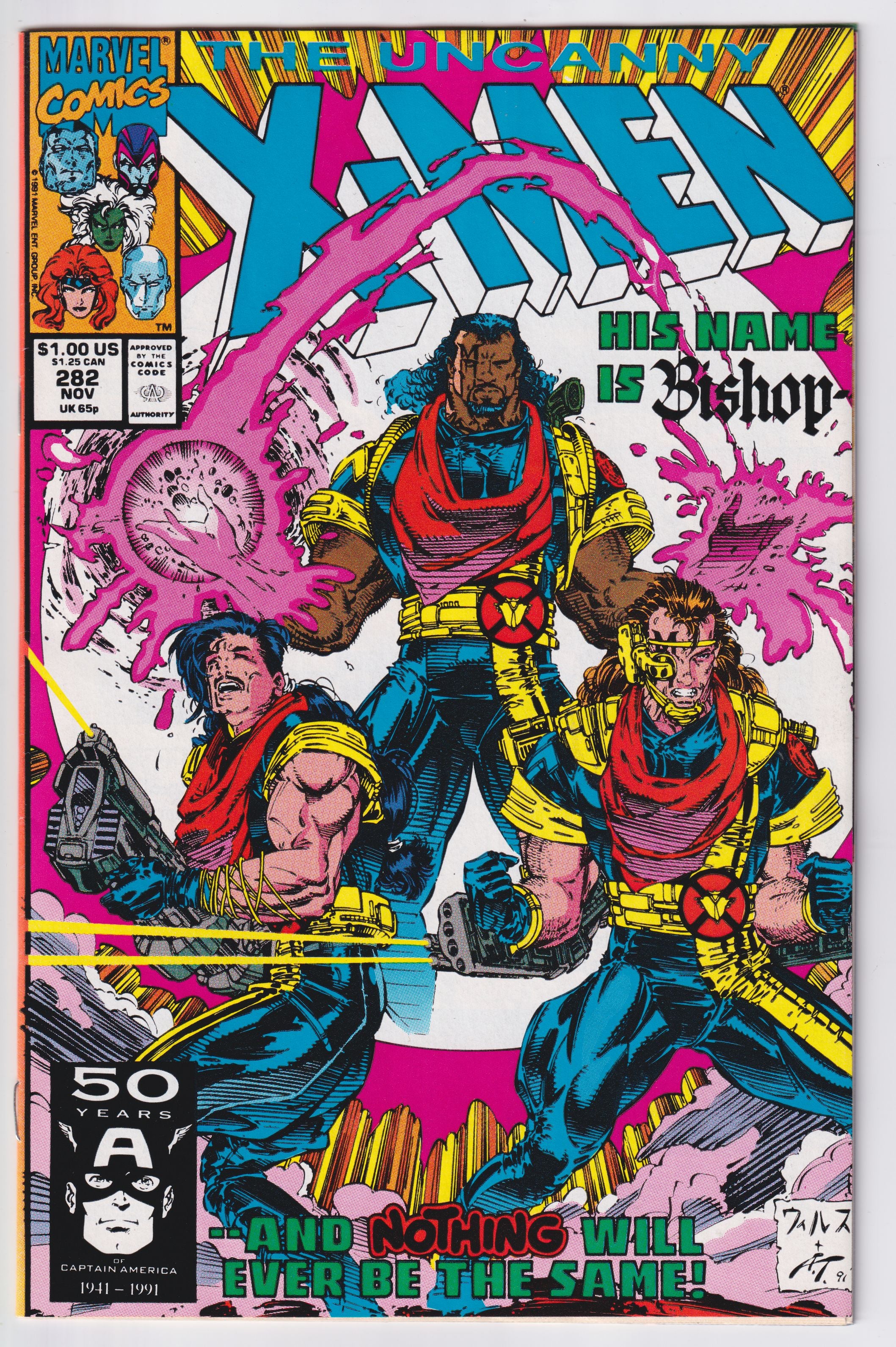 UNCANNY X-MEN (1963) #282 VF/NM