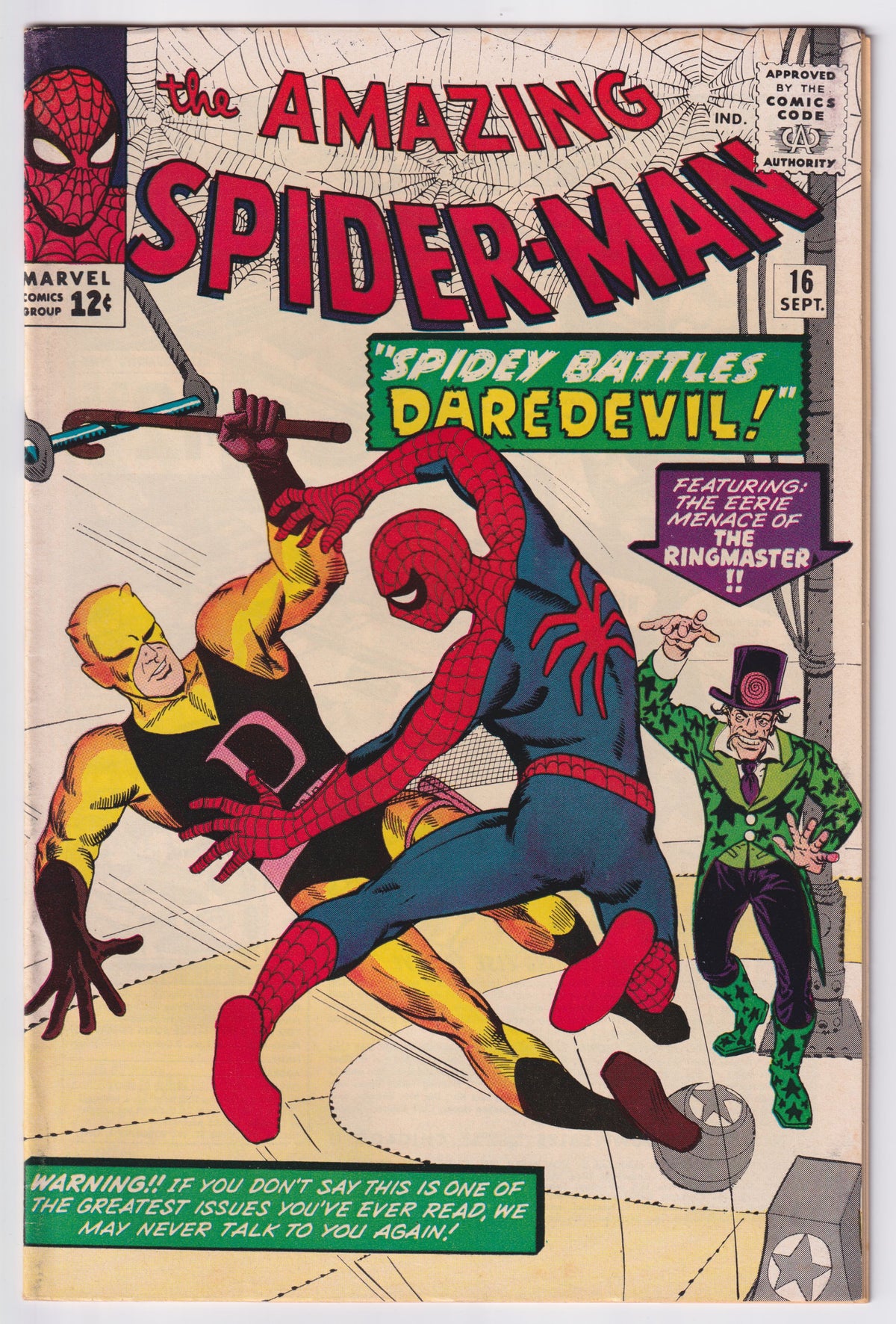 AMAZING SPIDER-MAN (1963) #016 VF (8.0)