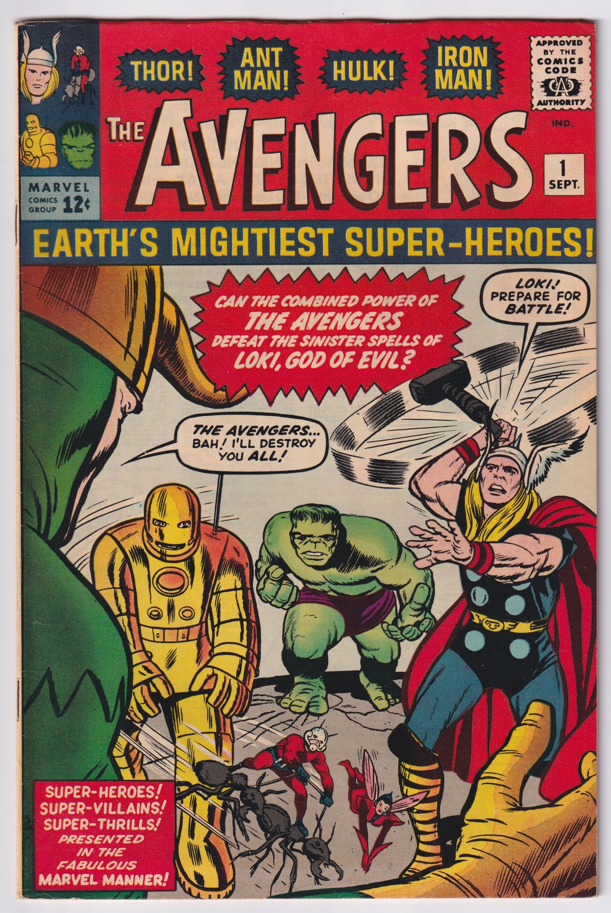 AVENGERS (1963) #001 VF (8.0)