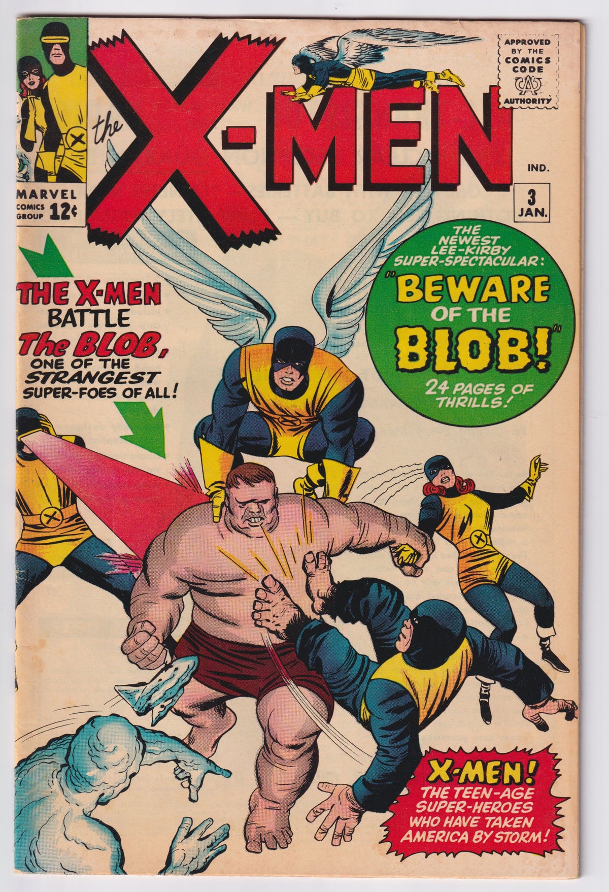 UNCANNY X-MEN (1963) #003 FN/VF (7.0)