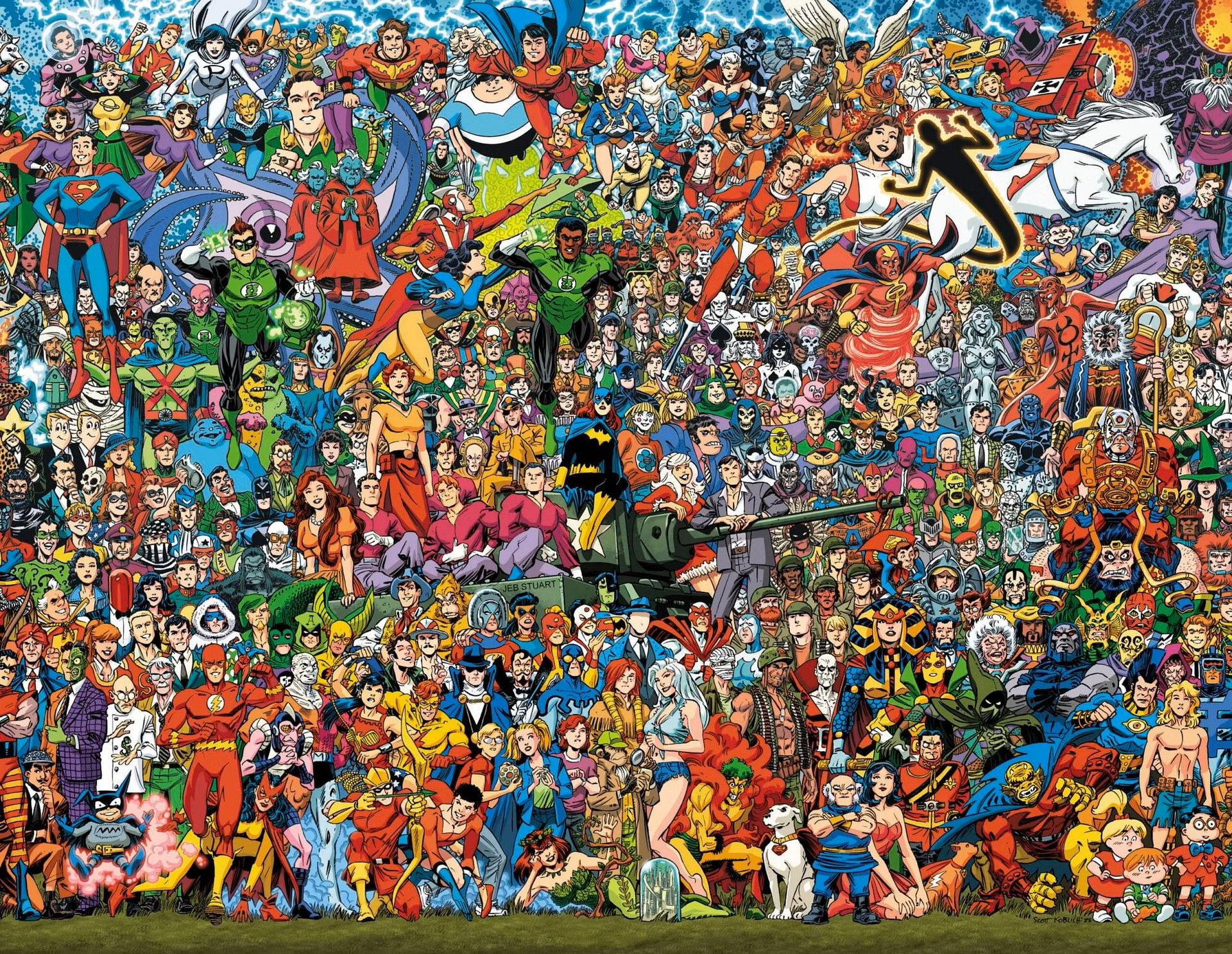 New History Of The DC Universe #2 (Of 4) Cover D Scott Koblish Legacy Card Stock Variant
