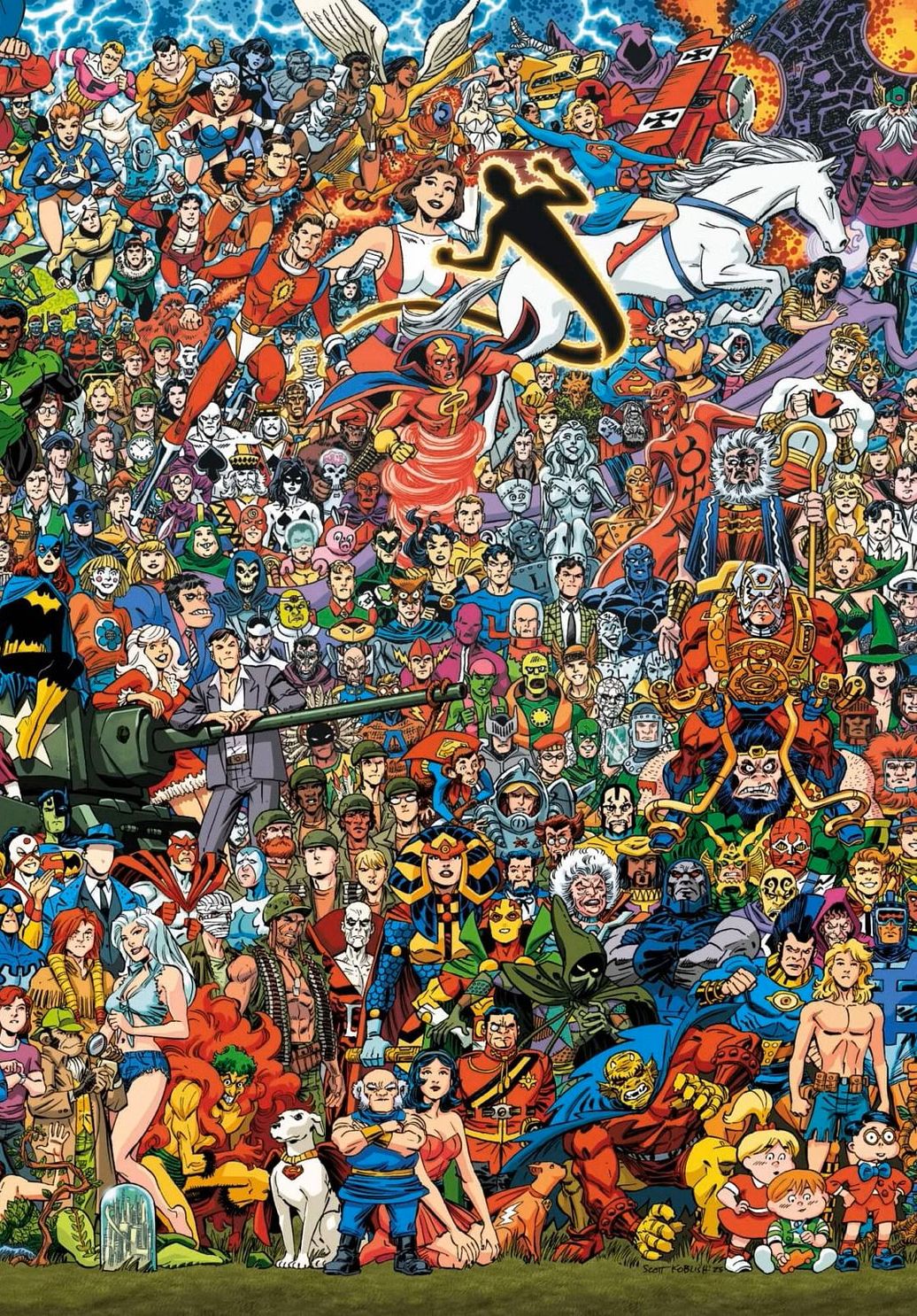 New History Of The DC Universe #2 (Of 4) Cover D Scott Koblish Legacy Card Stock Variant