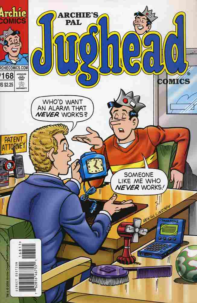 ARCHIES PAL JUGHEAD COMIC 168