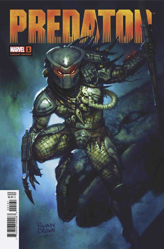 Predator (2022) #1 25 Copy Variant Edition Brown Variant