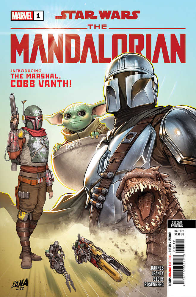 Star Wars: The Mandalorian Season 2 #1 David Nakayama 2nd Print Variant