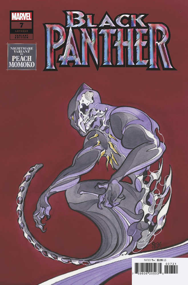 Black Panther #7 Peach Momoko Nightmare Variant