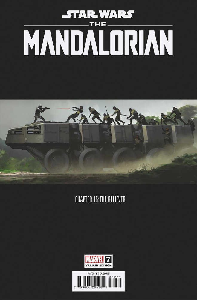 Star Wars: The Mandalorian Season 2 #7 Concept Art Variant