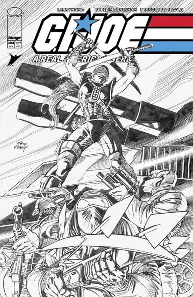 G.I. Joe A Real American Hero #304 Cover B Kubert Variant