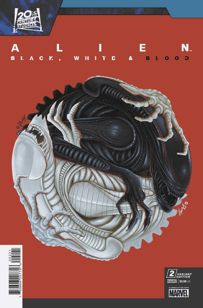 Alien: Black, White & Blood #2 Doaly Variant