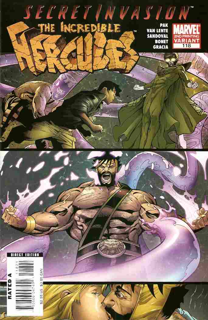 INCREDIBLE HERCULES #118 2ND PRNT