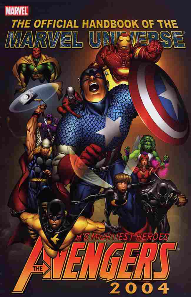 OFFICIAL HANDBOOK OF THE MARVEL UNIVERSE AVENGER #