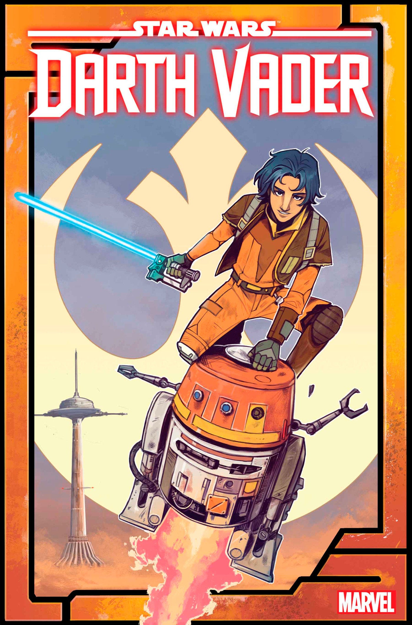 Star Wars: Darth Vader #43 Caspar Wijngaard Ezra Bridger And Chopper Rebels 10th Anniversary Variant