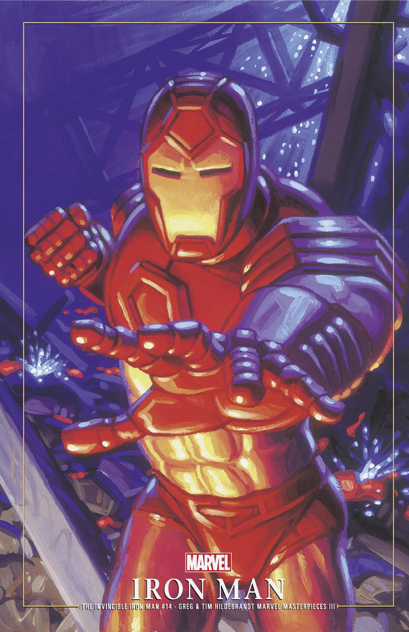 Invincible Iron Man #14 Greg And Tim Hildebrandt Iron Man Marvel Masterpieces III Variant