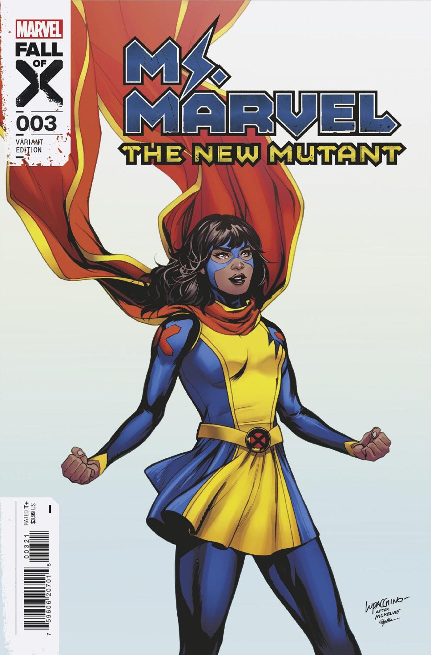 Ms. Marvel: The New Mutant #3 Ema Lupacchino Homage Variant