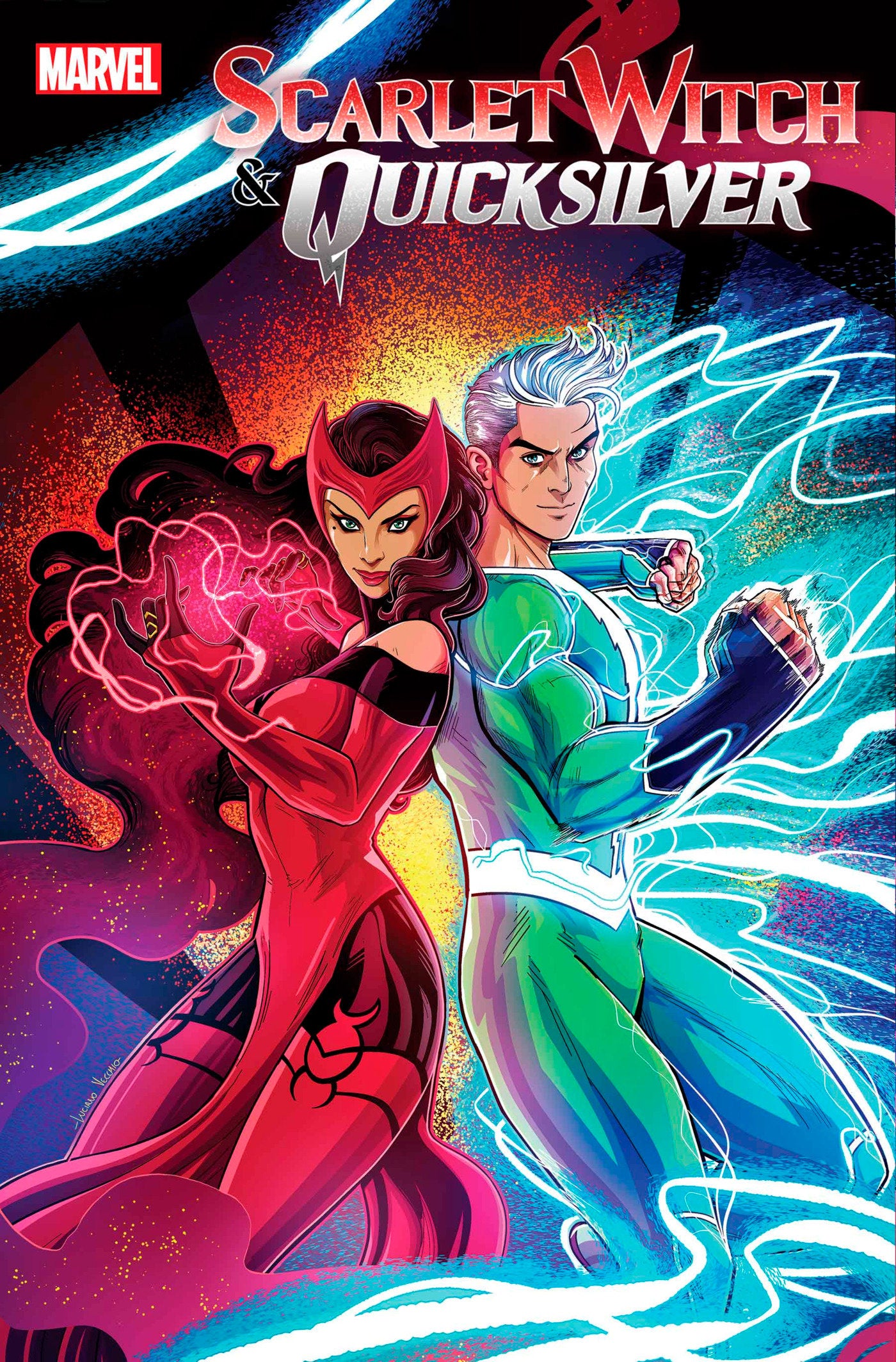 Scarlet Witch & Quicksilver #1 Luciano Vecchio Foil Variant