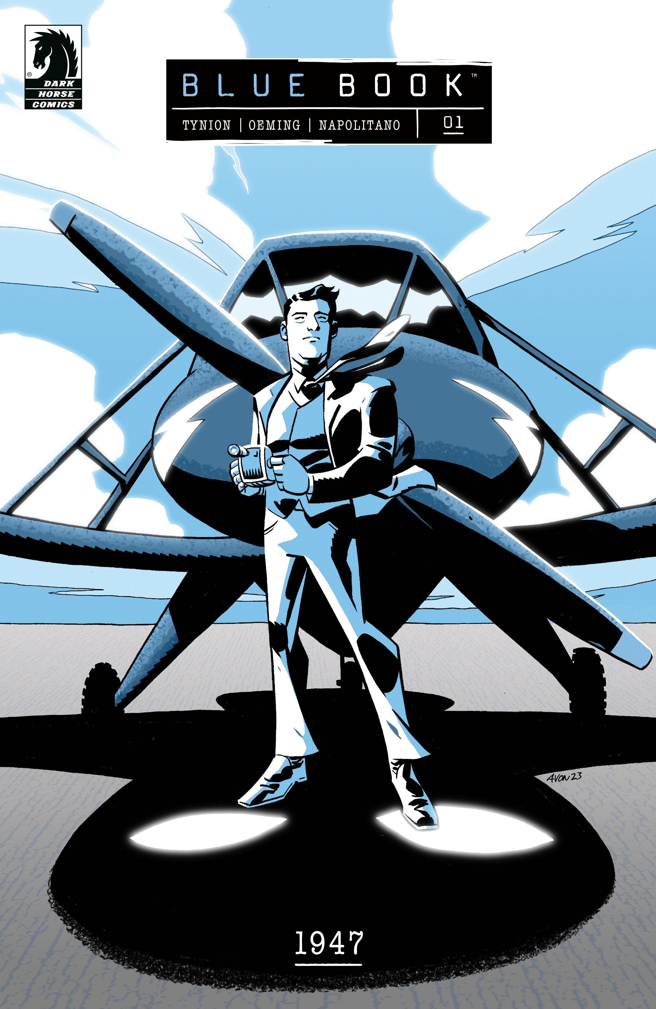 Blue Book: 1947 #1 (Cover A) (Michael Avon Oeming)