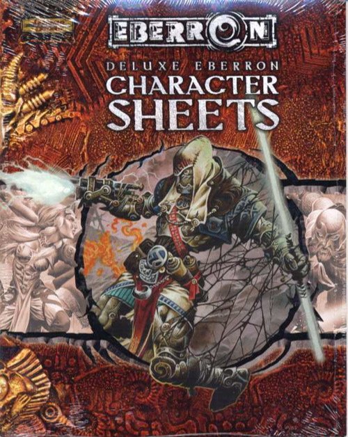D&D EBERRON DELUXE CHARACTER SHEETS