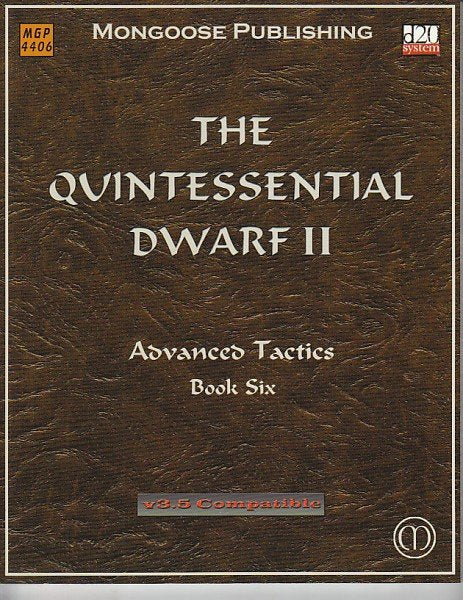 D&D MGP QUINTESSENTIAL DWARF II