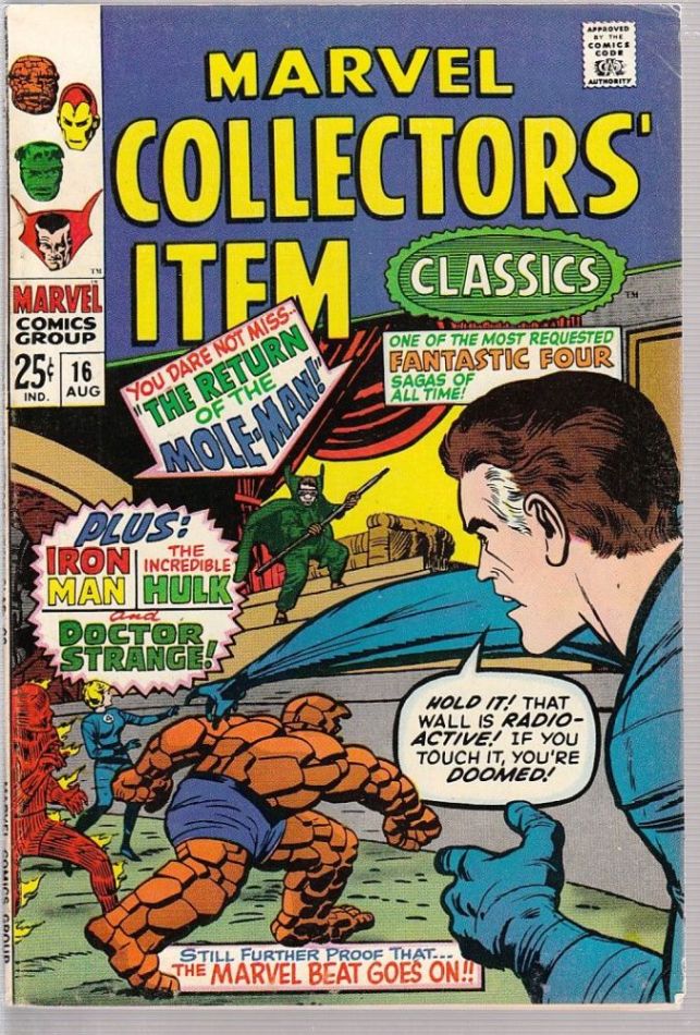 MARVEL COLLECTORS ITEM CLASSICS #16 VF-
