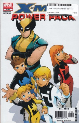 X-MEN AND POWER PACK -SET- #1 TO #4